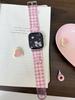 Correa de reloj de TPU a cuadros de dibujos animados adecuada para Apple Iwatch11 Generación 10/987Ultrase