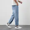 Nueva colección de primavera y verano para hombre Harren: pantalones largos ligeros, holgados, de estilo retro, ligeramente cónicos, modernos y casuales que combinan con todo