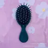 Nuevo Peine de Color Macarrón con Cojín de Aire Peine de Masaje con Airbag Lindo Plegable para el Cabello Crema Gel Peine Portátil Color Caramelo