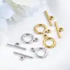 Hebilla Ot Pulida de Alta Calidad Acero Inoxidable Accesorios para Joyería DIY Hebilla de Conexión para Collar Pulsera Hebilla Dorada Galvanizada que Conserva el Color