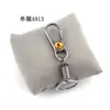 Xinmeida cadena para llaves de coche de resorte cadena metálica llavero hebilla colgante para cintura de hombre venta directa de fábrica al por mayor