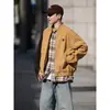Chaqueta elegante para hombre Primavera/Otoño 2024, con un diseño de alta costura estilo ins, influencias de Hong Kong y japonesas, estilo Harajuku, y una silueta moderna y holgada inspirada en Corea.