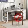 Escritorio de computadora, escritorio casero de escritorio para dormitorio, escritorio de oficina, escritorio de jefe, escritorio simple para vivienda de alquiler con cajones
