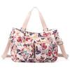 Bolso de Hombro Casual Estampado para Mujer Almacenamiento Multicompartimento Bolso para Madre de Mediana Edad Tela de Nailon Gran Capacidad Bolso Cruzado para Mujer