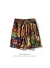 Shorts Casuales Holgados para Hombre con Cordón Cintura Elástica Shorts de Playa Transfronterizos 2026 Verano Nuevos Pantalones para Hombre