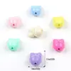 Luz Acrílica para Macarrones de Color Claro Corazón de Caramelo con Forma de Lazo Cuentas Irregulares Materiales de Cuentas DIY para Niños Accesorios de Joyería
