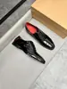 Zapatos Oxford de piel genuina para hombre transfronterizos CL, con cordones, punta afilada y bloques de color, versátiles estilo británico, formales de negocios de piel