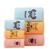 Toalla de Oso Fresa de Terciopelo de Coral de Dibujos Animados Juego de Dos Piezas Toalla de Baño Toalla Facial Bordada Engrosada Toalla Absorbente Venta Caliente Transfronteriza