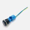 12/16/19/22mm Interruptor de Botão de Metal Preto Oxidado Auto-Travante Reset Ponto Iniciar Fonte de Alimentação Botão Pequeno