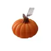 Velas Cruzadas de Halloween em Formato de Abóbora, Lembranças Perfumadas e Atmosféricas, Velas Simuladas Feitas à Mão, Aromaterapia de Alta Qualidade