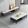 Mesa de centro Combinación de Mueble para TV Sala de Estar Dormitorio Apartamento Pequeño Normcore Celebridad de Internet Juego Completo Mueble para TV Moderno Nuevo Ultra Delgado