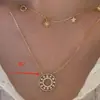 Collar con Colgante de Estrella en Capas con Cadena para Clavícula de Brújula, Cadena Dorada para el Cuello de Mujer, Moda para el Viaje Diario, Estilo de Nicho de Alta Gama, No se Desvanece