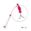 Pluma palo de gato divertido palo de juego para gato juguete interactivo para gato auge de metal alambre de acero palo de gato divertido fabricantes mayoreo