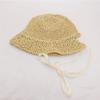 Estilo Japonês Doce Costas Estilo Francês Renda Guarda-Sol Chapéu Protetor Solar Anti-UV Infantil Chapéu Casual de Verão para Uso Externo para Meninos e Meninas