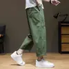 Verano 2026 Nuevos Pantalones Casuales de Seda de Hielo para el Trabajo para Hombre, Pierna Recta Holgada, Cordón, Pantalones Cortos, Delgados, de Secado Rápido, Modernos