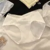 [Amor Dulce Pequeña Fragancia] Ropa Interior de Encaje Dulce de Algodón Puro para Mujer 10A Antibacteriana, Transpirable, Suave y Amigable con la Piel Calzones de Algodón Puro