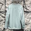 2025 Nuevo Otoño Deportes al Aire Libre Secado Rápido Holgada para Hombre Absorción de Luz Calentamiento Cepillada Lisa Cuello Redondo Sudadera Base