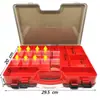 Caja de Almacenamiento Caja para Señuelos de Pesca Caja para Anzuelos Anzuelo con Plomo Multifuncional de Doble Cara Caja para Señuelos Luya Doble Capa Impermeable Señuelos Pequeños Accesorios