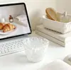 Copo de vela colorido em forma de T com bolinhas estilo ins europeu e americano, personalização de copo de cera soprado à mão, copo de vidro de aromaterapia criativo