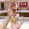 Pingente de Ouro Puro 999, Fique Rico Imediatamente, Princesa, Por Favor Fique Rico, Chaveiro, Bolsa de Celular Desenho Animado, Presente