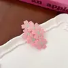 Presilha de Cabelo Bordada com Flores Estilo Retrô Menina Francesa, Presilha para Franja, Design de Nicho, Acessório de Cabelo Doce e Versátil