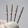 Cabeça polidora de unhas colorida com revestimento de diamante para esfoliação de pré-tratamento broca de múltiplasSizes banhada a ouro ouro rosa Preto