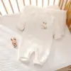 Mono de algodón suave para bebé para primavera y otoño, mameluco para recién nacidos, traje para gatear para niños y niñas, capa base para bebé