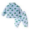 [Tres capas de algodón] Ropa de bebé doodle para el hogar Otoño e invierno Traje grueso para niños Ropa de invierno para niños Ropa de invierno para niños