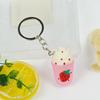 Fruta Pvc Goma Suave Colgante de Helado Lindo Mini Decoración de Bolsa de Regalo Llavero de Coche