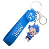 Chaveiro de PVC Macio Cartoon Criativo Personalizado Pingente de Boneca Personalizada Boneca Estéreo Chaveiro Fofo Presente