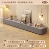 Mueble de TV tipo crema para sala de estar, adecuado para apartamentos pequeños, nuevo modelo 2025, combinación de mesa de centro y mueble de TV de alta gama de pie
