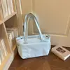 Bolso de Lona Minimalista Retro para Mujer, Nuevo Otoño 2026 Bolso de Hombro de Gran Capacidad para el Trabajo y los Viajes Diarios, Bolso Casual de Color Sólido