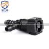 Conector rápido de plástico de nailon en T de ángulo recto para coche 7.89-ID6-F tipo conector doble conector rápido para tubo de combustible neumático