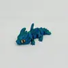 Pequeño Dragón Volador Impreso en 3D con Articulaciones Móviles, Ojos Simulados, Lindo Colgante de Dragón Volador, Regalo de Navidad, Halloween