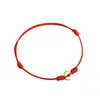 Tornozeleira para o Ano de Nascimento, Amuleto para Boa Sorte e Segurança, Pulseira de Fio Vermelho para Mulheres, Cordão Fino de Tornozelo para Homens, Presente de Boa Sorte