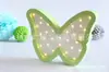 Fornecimento transfronteiriço luz noturna LED de borboleta de madeira luz noturna para casa infantil lâmpada estilo borboleta bonita