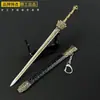 Espadas Famosas Antigas, Servas Raposinhas ao Redor, Espadas de Realeza Rica, Modelos de Armas, Enfeites de Armas de Liga, Brinquedos de Espada Estilo Antigo