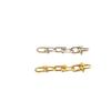 Accesorios DIY Color Conservación Oro Cobre Chapado Hebilla Collar Perlas Hebilla Herradura Hebilla Cadena Larga en U Cabezal Hebilla Joyería Hebilla Conexión
