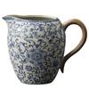 Horno Ru Celadón Floral Cerámica Copa Justa Divisor de Té Kung Fu Retro Juego de Té Accesorios de Té para el Hogar
