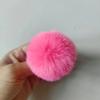 Bola de pelo artificial pequeña, venta al por mayor, bola de pelo de conejo rex de imitación, colgante de joyería DIY hecho a mano, zapatillas de piel de conejo de imitación, accesorios para sombreros.