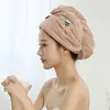 Gorro de Secado Rápido de Terciopelo Coral para Mujer, Absorbente, Secado Rápido, No Pierde Cabello Fácilmente, Suave y Amigable con la Piel, Toalla de Cabello Espesa para Adultos