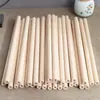 Palos de Madera de Pino al por Mayor, Varillas de Madera Redondas, Lijado, Taladrado e Impresión de Logos, Palos de Madera Redondos para Modelos Hechos a Mano, Palos de Madera de Color Natural
