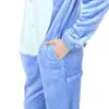 Lote mixto de pijamas de muñeco de nieve de dibujos animados, tesoro de nieve, franela, animal de dibujos animados, pijama de una pieza, ropa de casa divertida para parejas