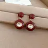 Pendientes Vintage de Plata con Aguja y Diamantes, Forma Cuadrada, Pendientes Retro de Alta Gama para Otoño e Invierno, Pendientes Exquisitos Versátiles para Mujer