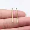 2X34Mm 0.6g Pingente de Joia Multicor Conector Artesanal DIY Conector Longo em Tira