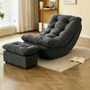 Mecedora reclinable de luna para adultos, adecuada para dormir, sillón sofá perezoso individual para balcón, sala de estar y uso en el hogar