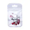 Rinestones Chinos Rojos para Uñas con Base Puntiaguda Irregulares Brillantes Gota de Agua Corazón Inclinado Cuadrado Gordo Año Nuevo Accesorios Rojos para Uñas Venta al por Mayor Transfronteriza