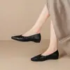 Zapatos Planos de Pliegues Retro Zhr para Mujer 2026 Nueva Moda Cómodos Versátiles Punta Fina Zapatos Mary Jane