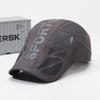 Gorra deportiva de verano con letras para hombre, transpirable, de malla, de secado rápido, con protección solar para exteriores.