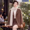 Casaco de inverno estiloso para mães, jaqueta quente para mães de 40-60 anos, casaco de inverno slim fit e elegante para mulheres de meia-idade, casaco de inverno versátil